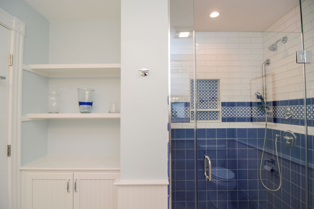 Light, Airy Bathrooms With Storage and Function