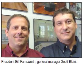 President Bill Farnsworth, general manager Scott Blain.